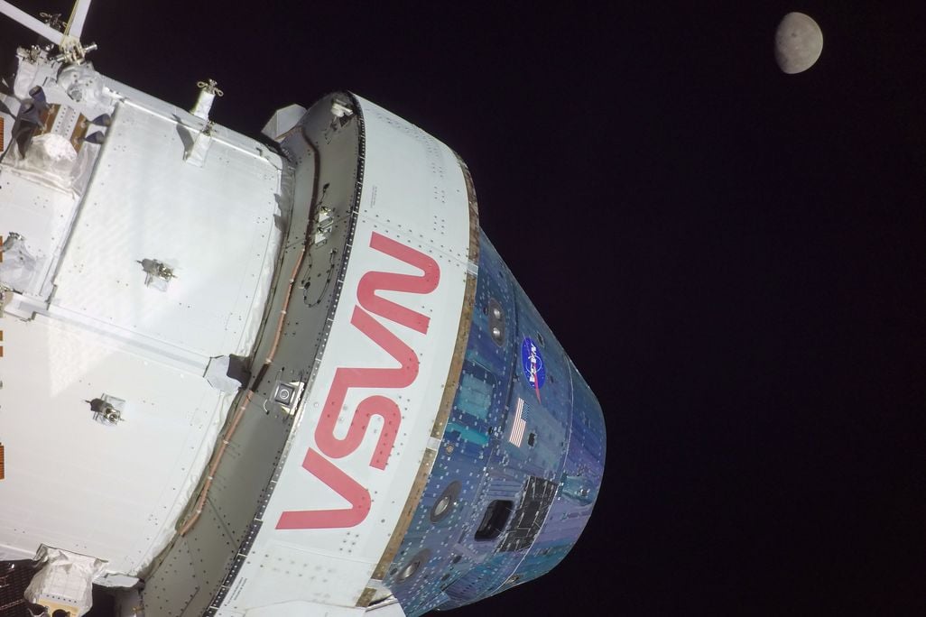 Orion Spacecraft during Artemis I
