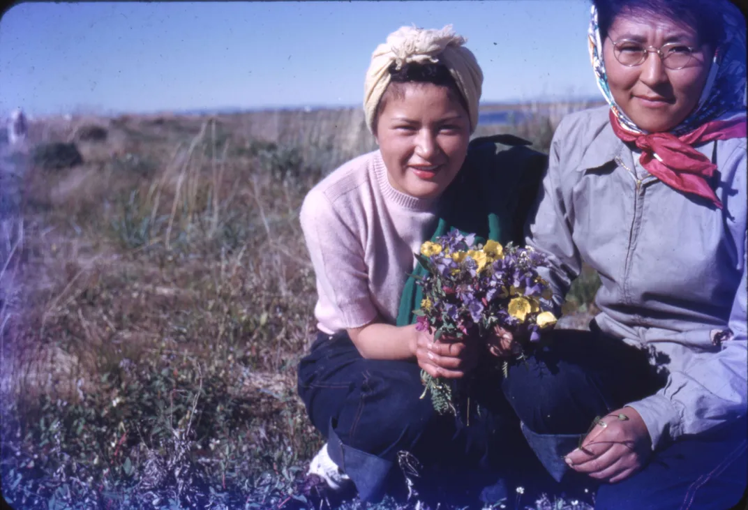 Eva Curtis (Iñupiaq) and Sadie Vestal (Iñupiaq)