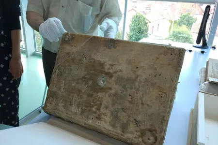 Researchers investigated&nbsp;12th- and 13th-century manuscripts from an abbey in France that were clad in furry outer covers.