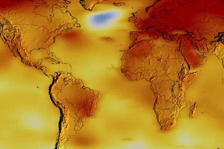 The &quot;blob&quot; south of Greenland has cooled over the last century, despite warming surface temperatures across the rest of the planet.