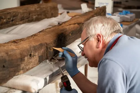 Conservators have spent the last 14 years carefully cleaning and restoring the 18th-century ship.
