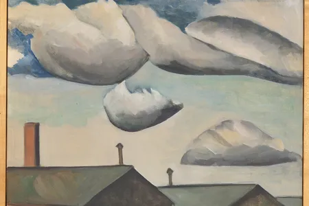 Floating Clouds, Hisako Hibi,&nbsp;oil on canvas, 1944&nbsp;