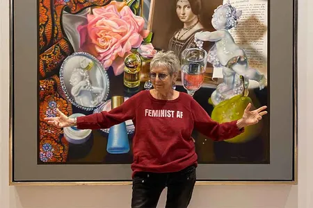“Titian made art into his late 80s and I’m now past that. I always wanted to paint like an old master, or rather an old mistress,” says the photorealist painter and sculptor Audrey Flack. “A radical contemporary old mistress.”