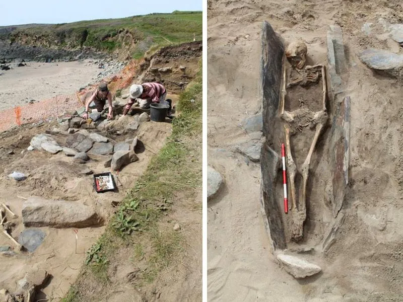 The cemetery was in use between the 6th and 11th centuries A.D.