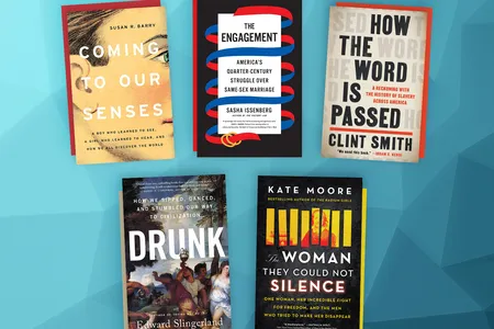This month's book picks include The Engagement, How the Word Is Passed and Drunk.